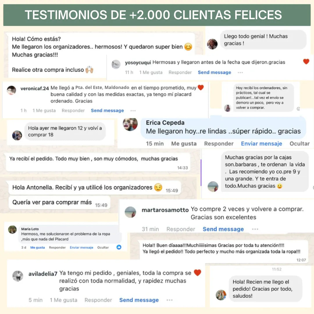 Organizadores de Ropa Plegables (Comprá 1 y lleváte 3)