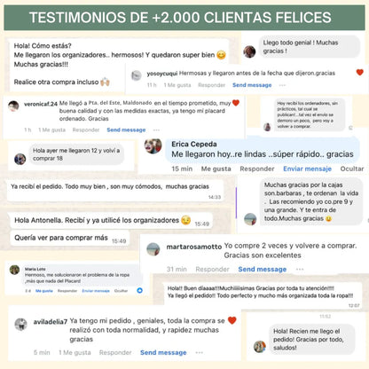 Organizadores de Ropa Plegables (Comprá 1 y lleváte 3)