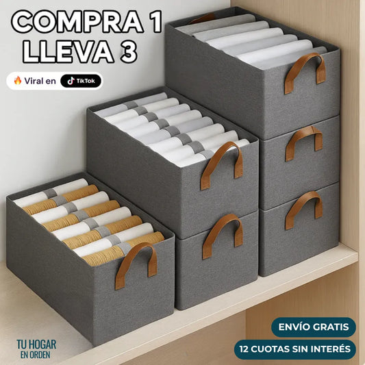 Organizadores de Ropa Plegables (Comprá 1 y lleváte 3)