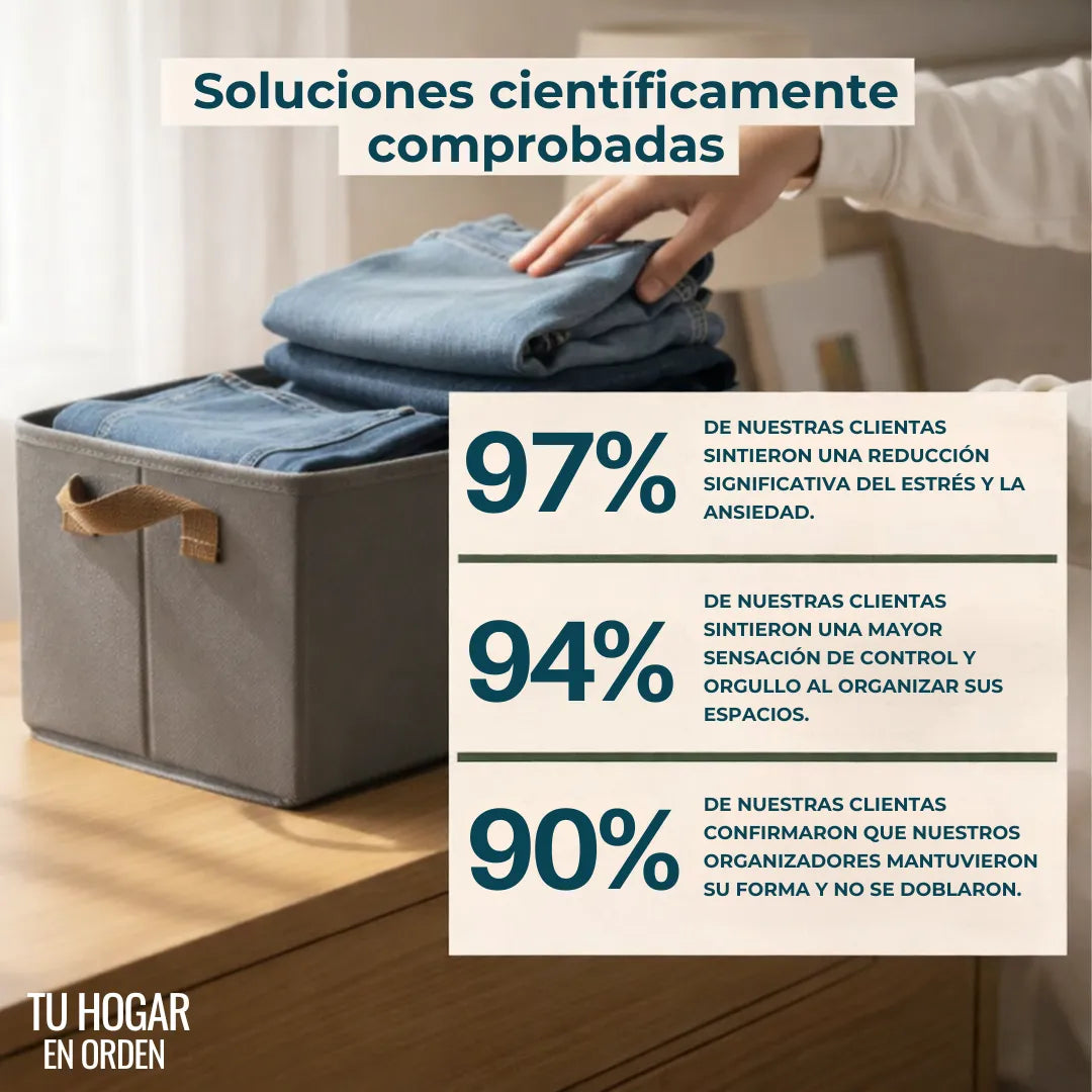 Organizadores de Ropa Plegables (Comprá 1 y lleváte 3)