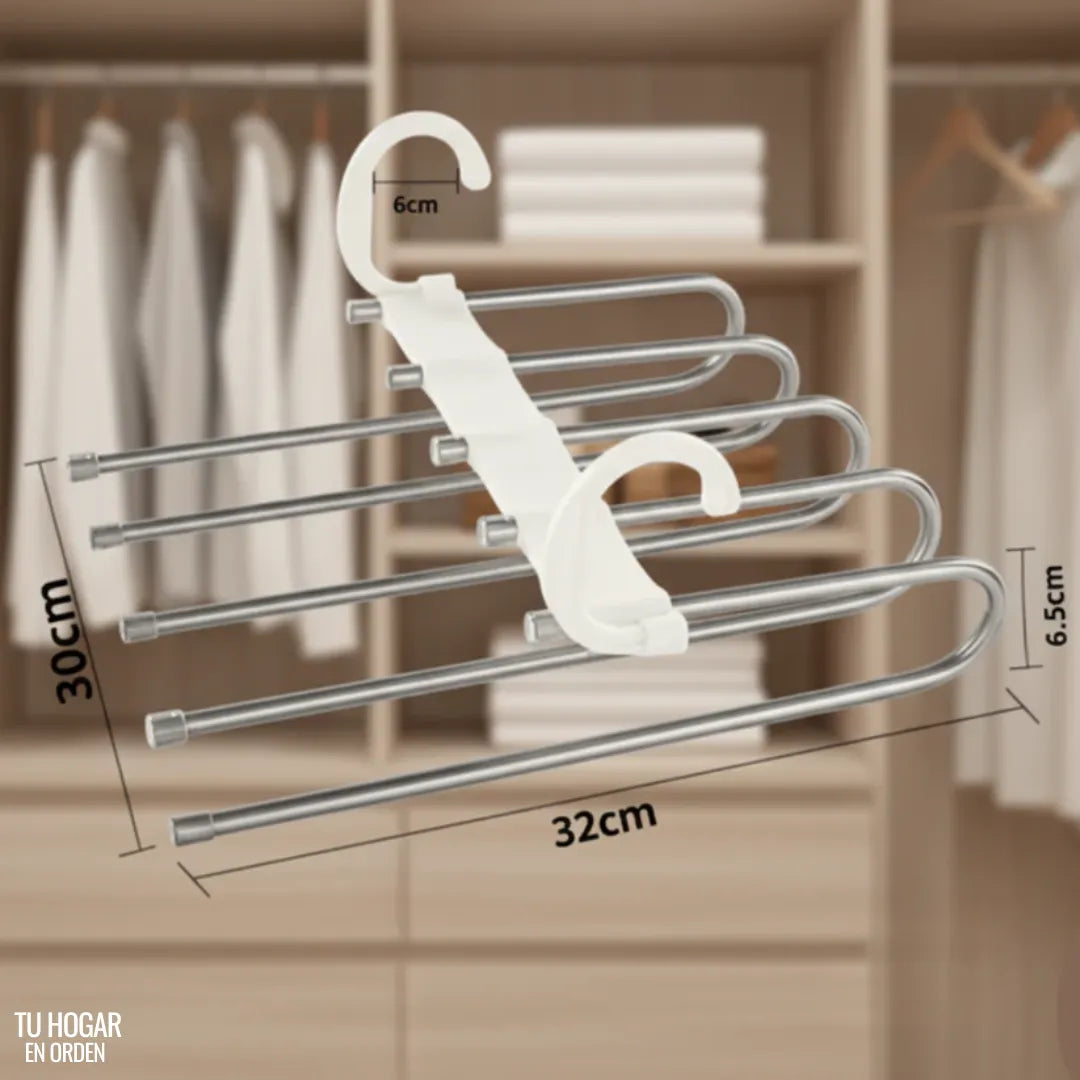 Perchas multifuncionales para pantalones